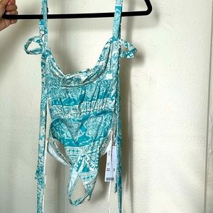Brand new Urban Outfitters blue body suit/bodysuit